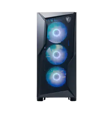 Front. MSI - MSI Codex Z2 Gaming Desktop - AMD R5 8400F 2024 - 16GB Memory - NVIDIA GeForce RTX 5060 - 1TB Storage - Black.