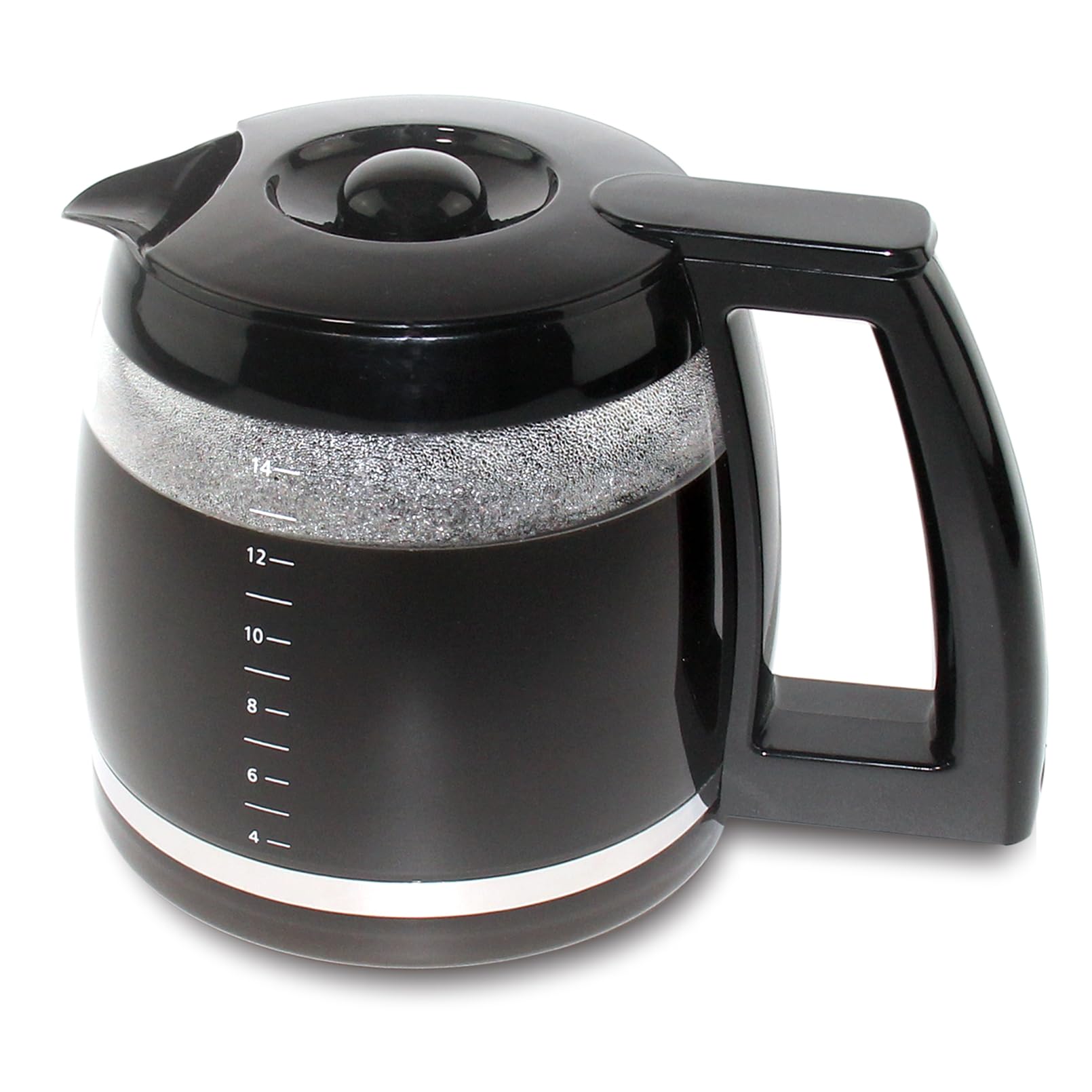 Left. PARKER SLATER - 14-cup Replacement Carafe Compatible With Cuisinart Coffee Maker Models Dcc-3200 Dcc-3200p1 Dcc-2200 Dcc-2600 Dcc-280... - Default.