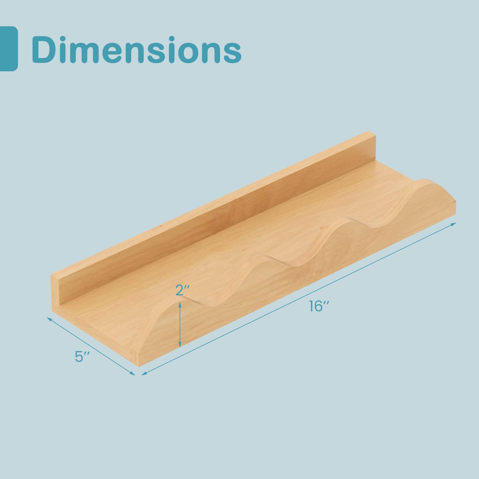 Dimensions  
2" x 16" x 5"