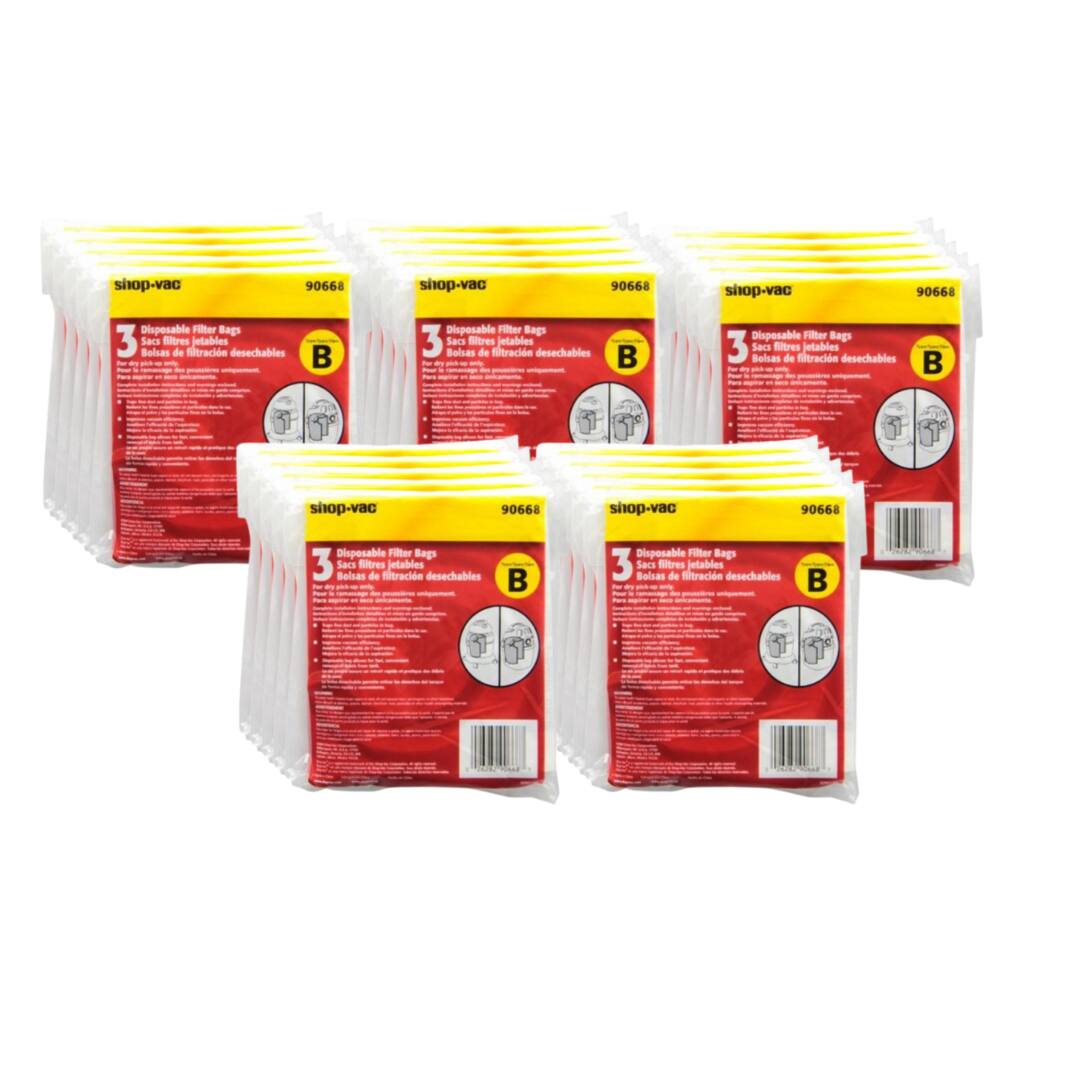 shop-vac 90668  
Disposable Filter Bags 3 Sacs Filtres jetables Bolas de filtración desechables - B  
shop-vac 90668  
Disposable Filter Bags 3 Sacs Filtres jetables Bolas de filtración desechables - B  
shop-vac 90668  
Disposable Filter Bags 3 Sacs Filtres jetables Bolas de filtración desechables - B  
shop-vac 90668  
Disposable Filter Bags 3 Sacs Filtres jetables Bolas de filtración desechables - B