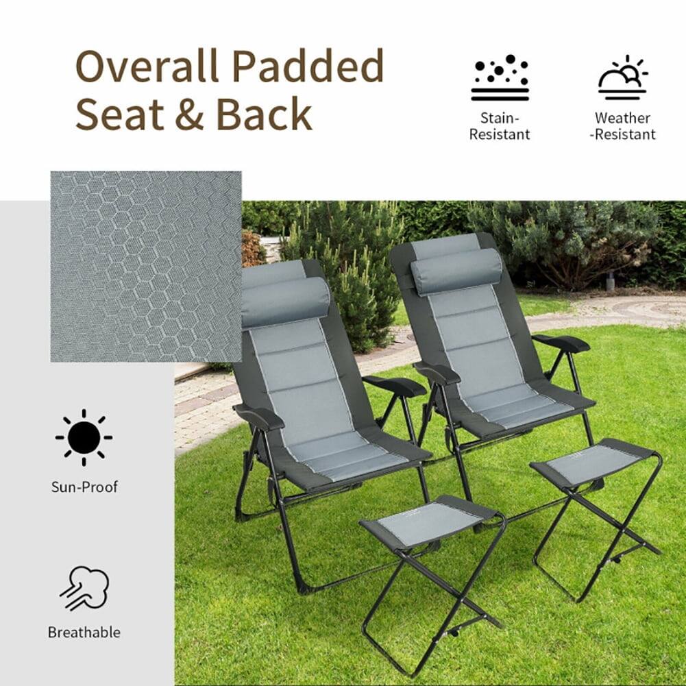 Overall Padded Seat & Back  
Stain-Resistant  
Weather-Resistant  
Sun-Proof  
Breathable