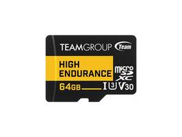 Team Group - Team 64GB microSDXC UHS-I U3 V30, 100MB/s, High Endurance for Monitoring (THUSDX64GIV3002)