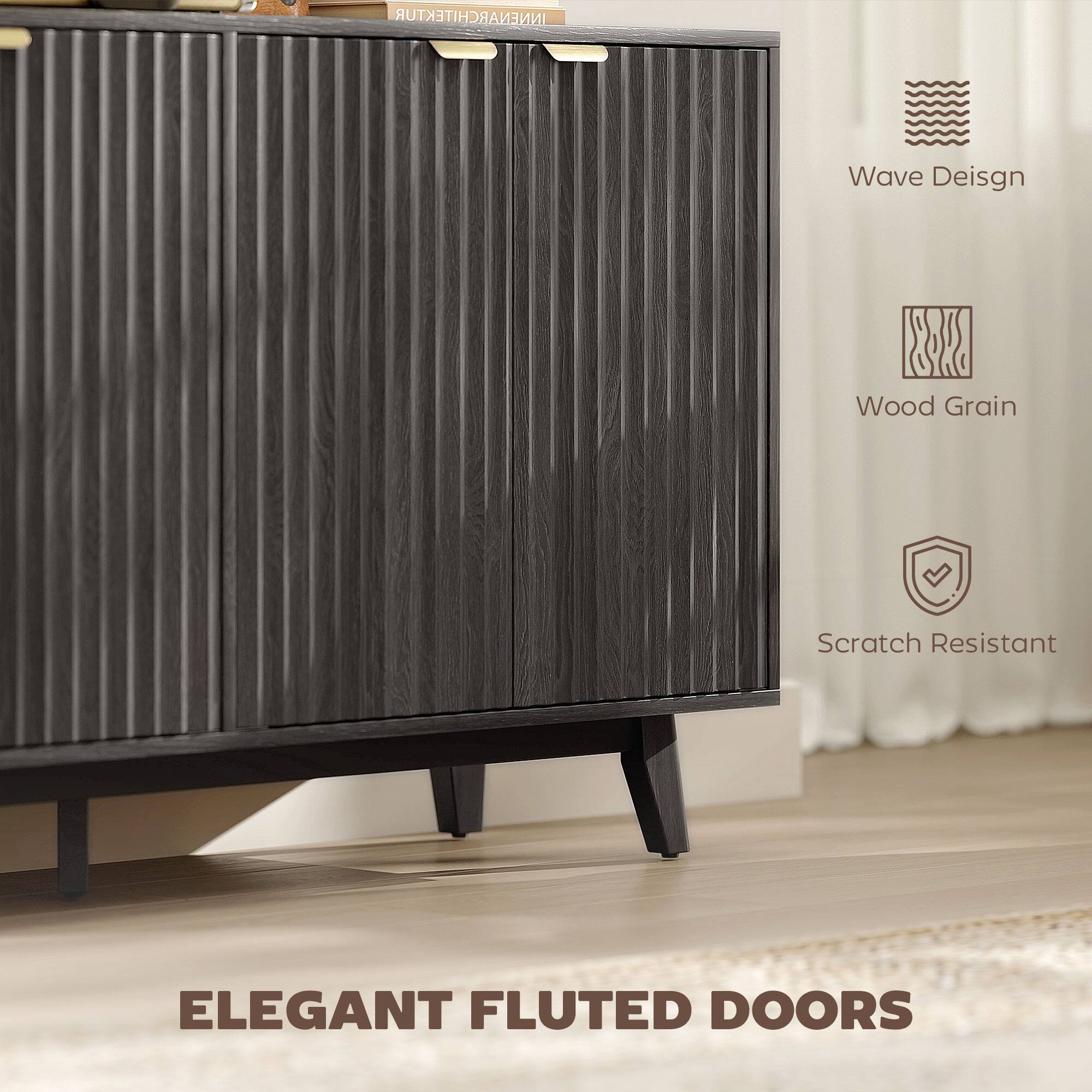INNENARCHITEKTUR  
Wave Design  
358  
Wood Grain  
Scratch Resistant  
ELEGANT FLUTED DOORS