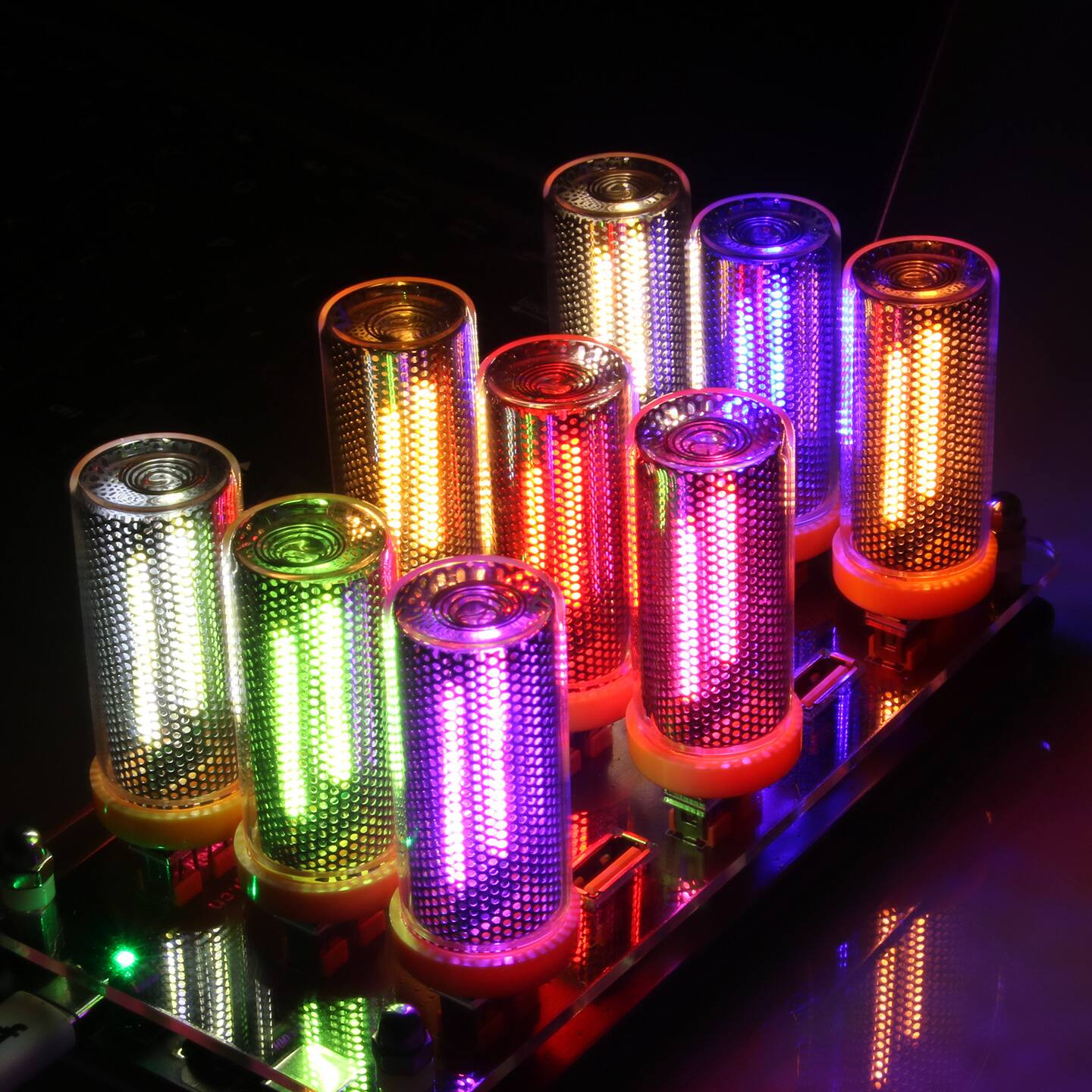 Alt View 1. YONWAY - USB Car LED Atmosphere Light, Touch Control Bulb, Bedroom Mood Lighting, Portable Glass Lamp for Vehicle, Bedroom.