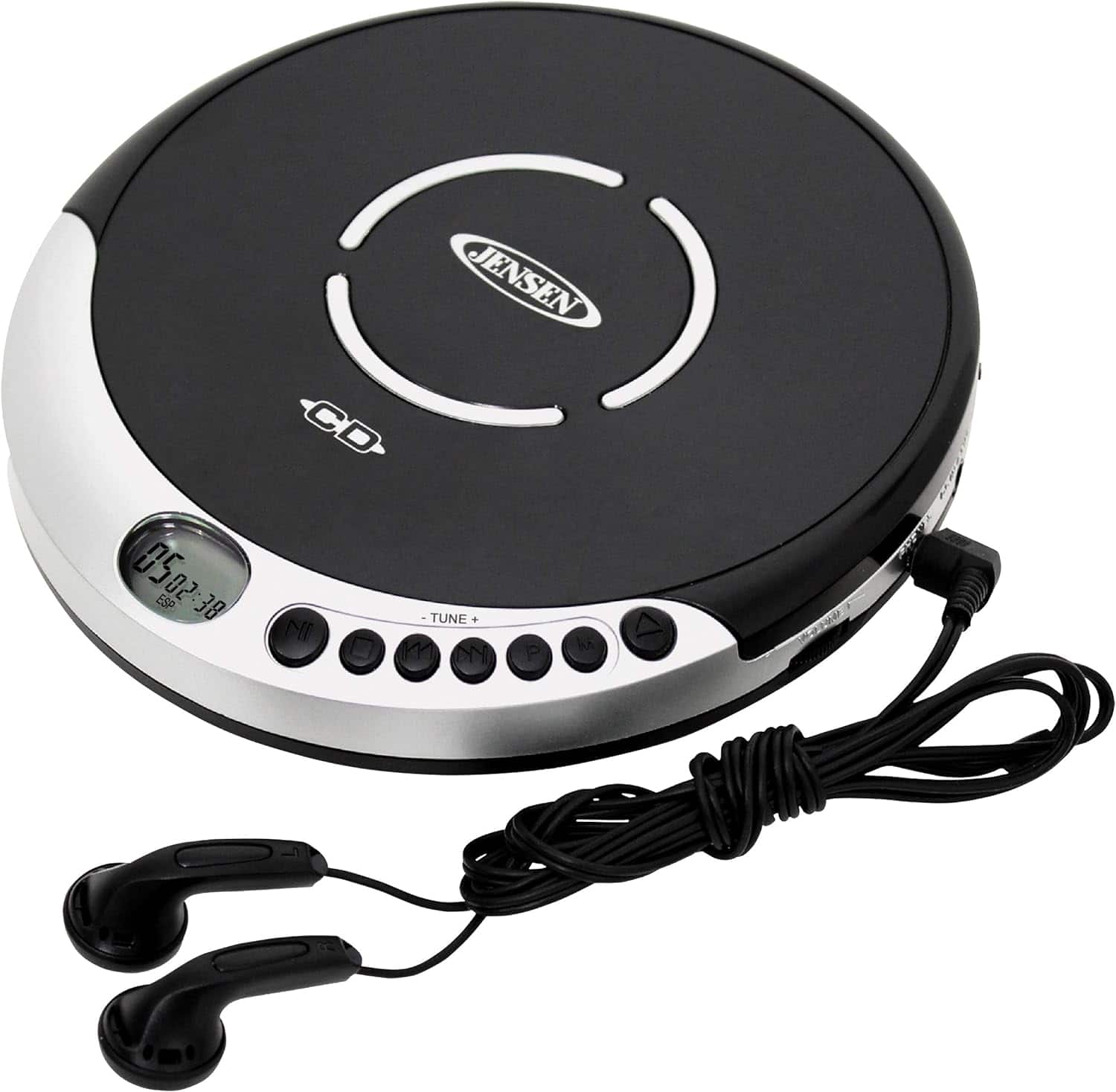 Jensen CD Portable Personal CD Player with 60 Seconds Anti