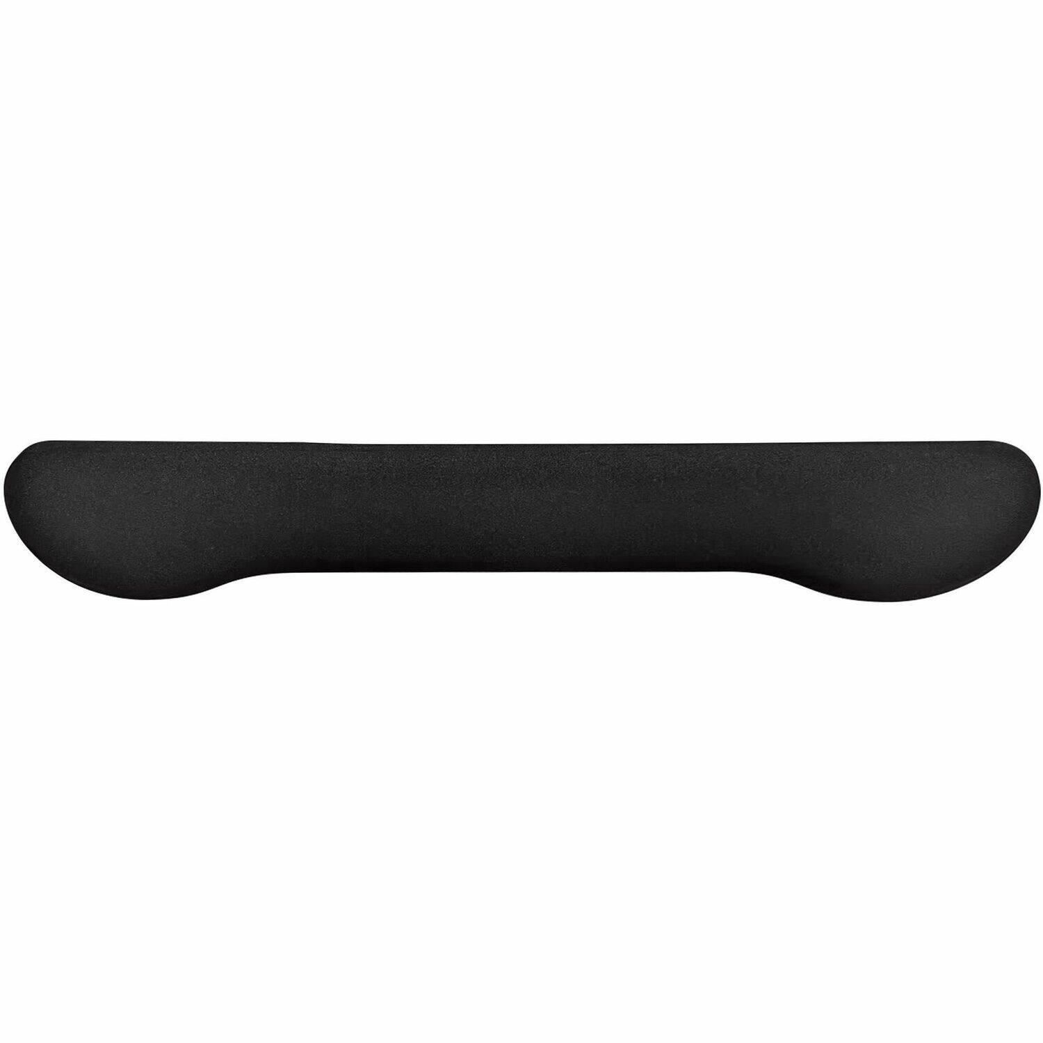 Compucessory - Fabric covered Gel Wrist Rest 0.80 x 18.50 x 2.80 Polyurethane Gel Anti slip - Black