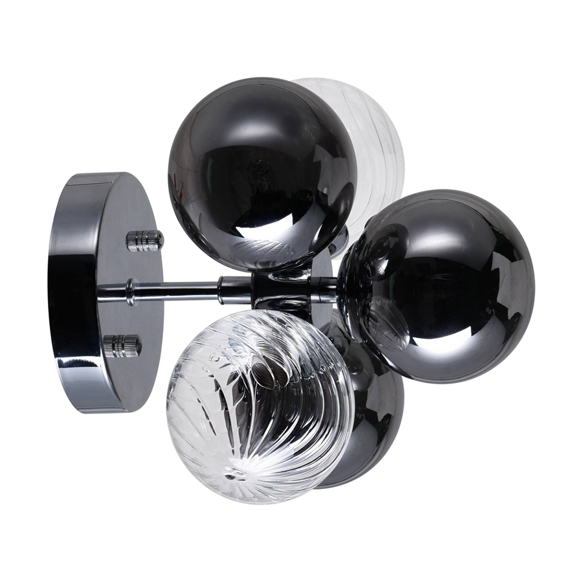 Alt View 1. CWI Lighting - Pallocino 3 Light Sconce With Chrome Finish - Chrome.