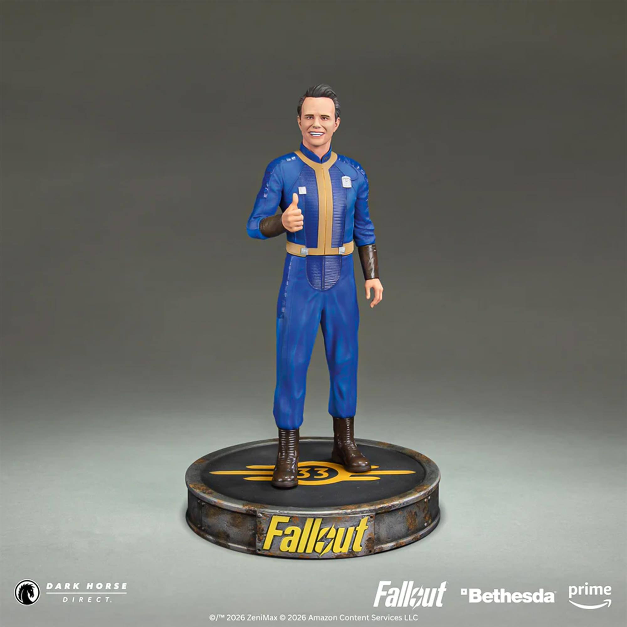 33 DARK HORSE DIRECT  
Fallout "Bethesda prime"  
2026 ZeniMax  
2026 Amazon Content Services LLC