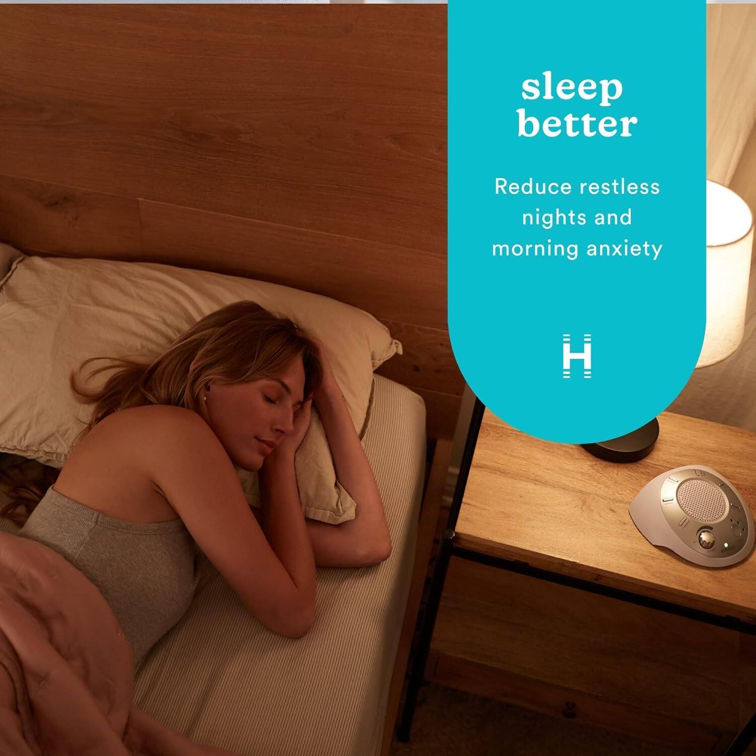 sleep better  
Reduce restless nights and morning anxiety