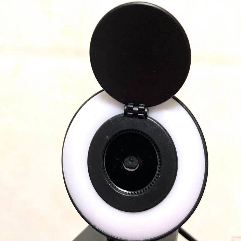 Back. RTMB - Webcam Privacy Cover Clip, ABS Plastic, Black, Fits Multiple Cameras.