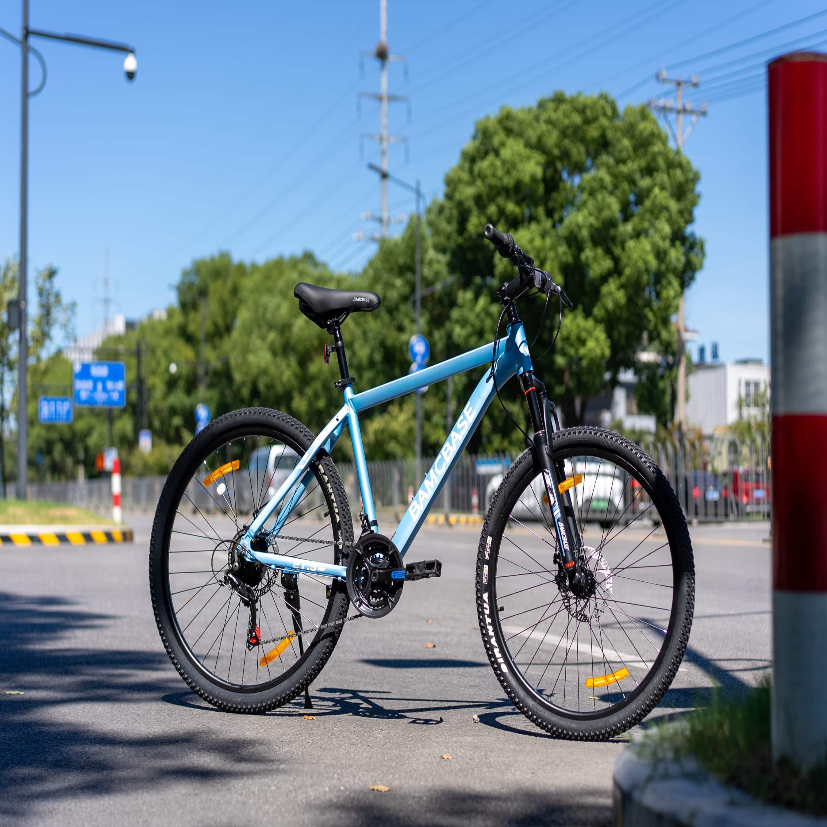 HILAND BAMCBASE Mountain Bike 27.5 inch, 21 Speed Aluminum Alloy