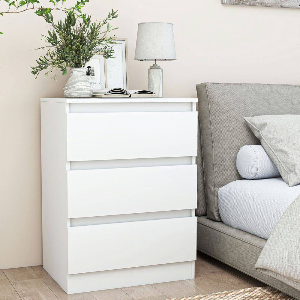 White 3-Drawer