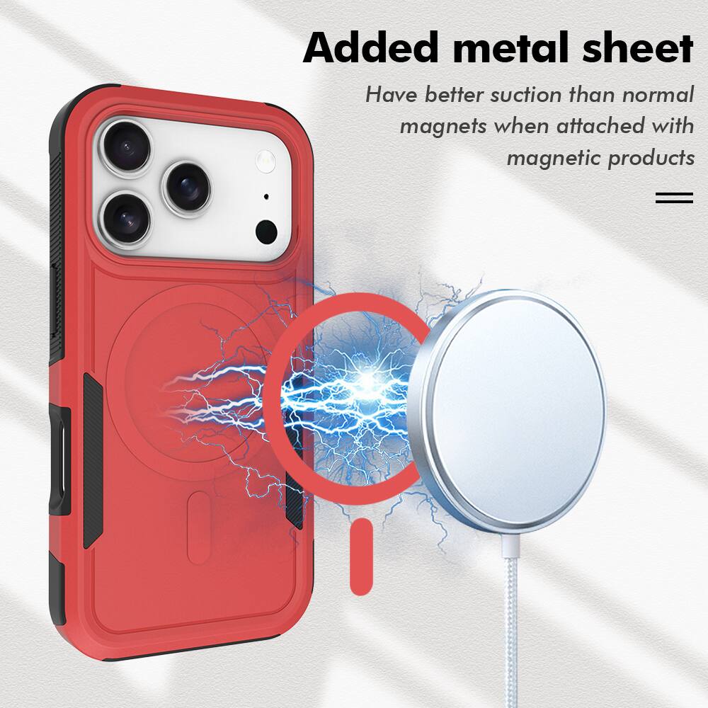 Added metal sheet  
Have better suction than normal magnets when attached with magnetic products