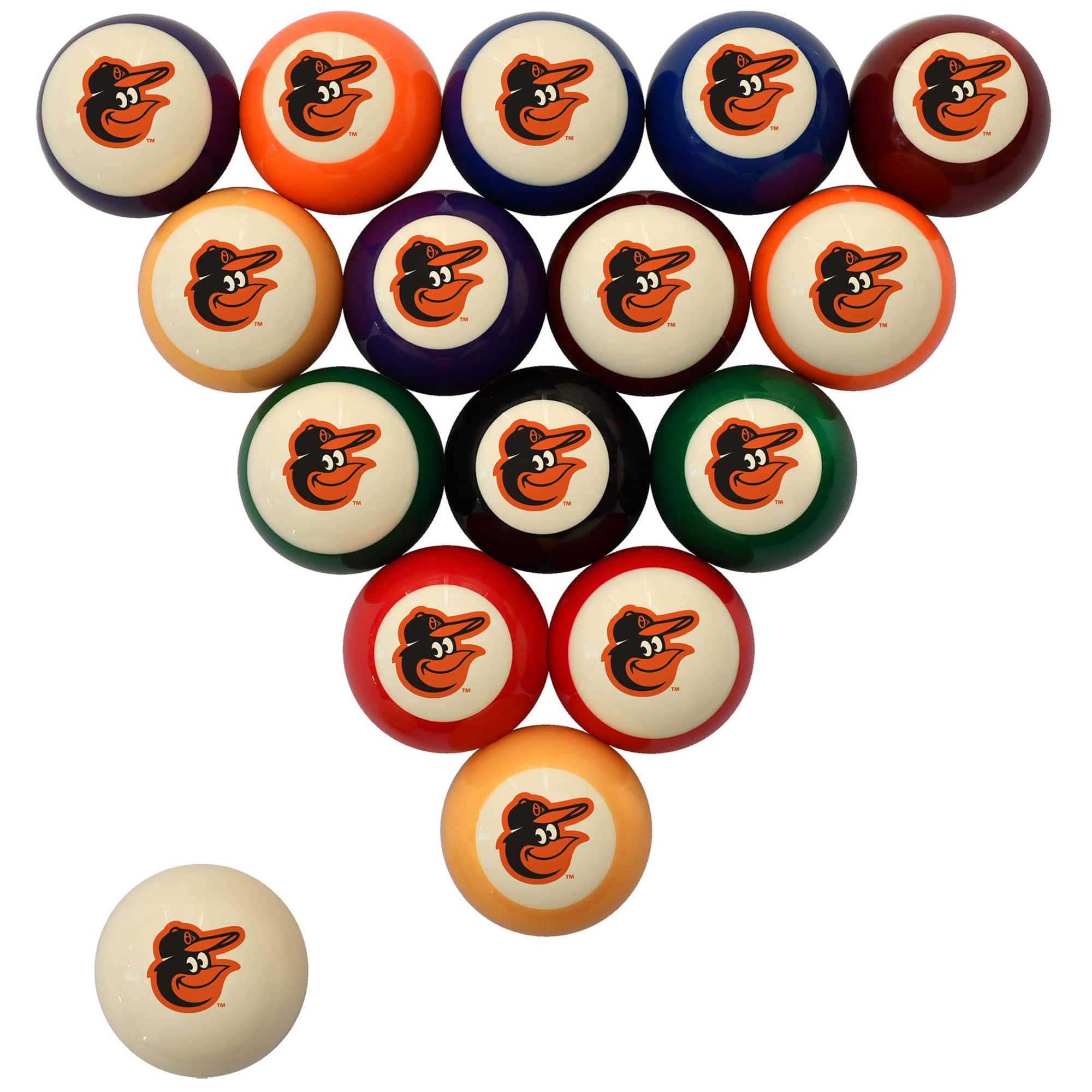 Imperial - Baltimore Orioles Retro Billiard Ball Set - Cream price history on PriceWatchPro