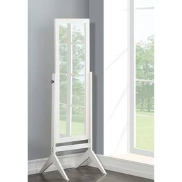 Hivvago - Modern Full Length Freestanding Bedroom Floor Cheval Mirror - White