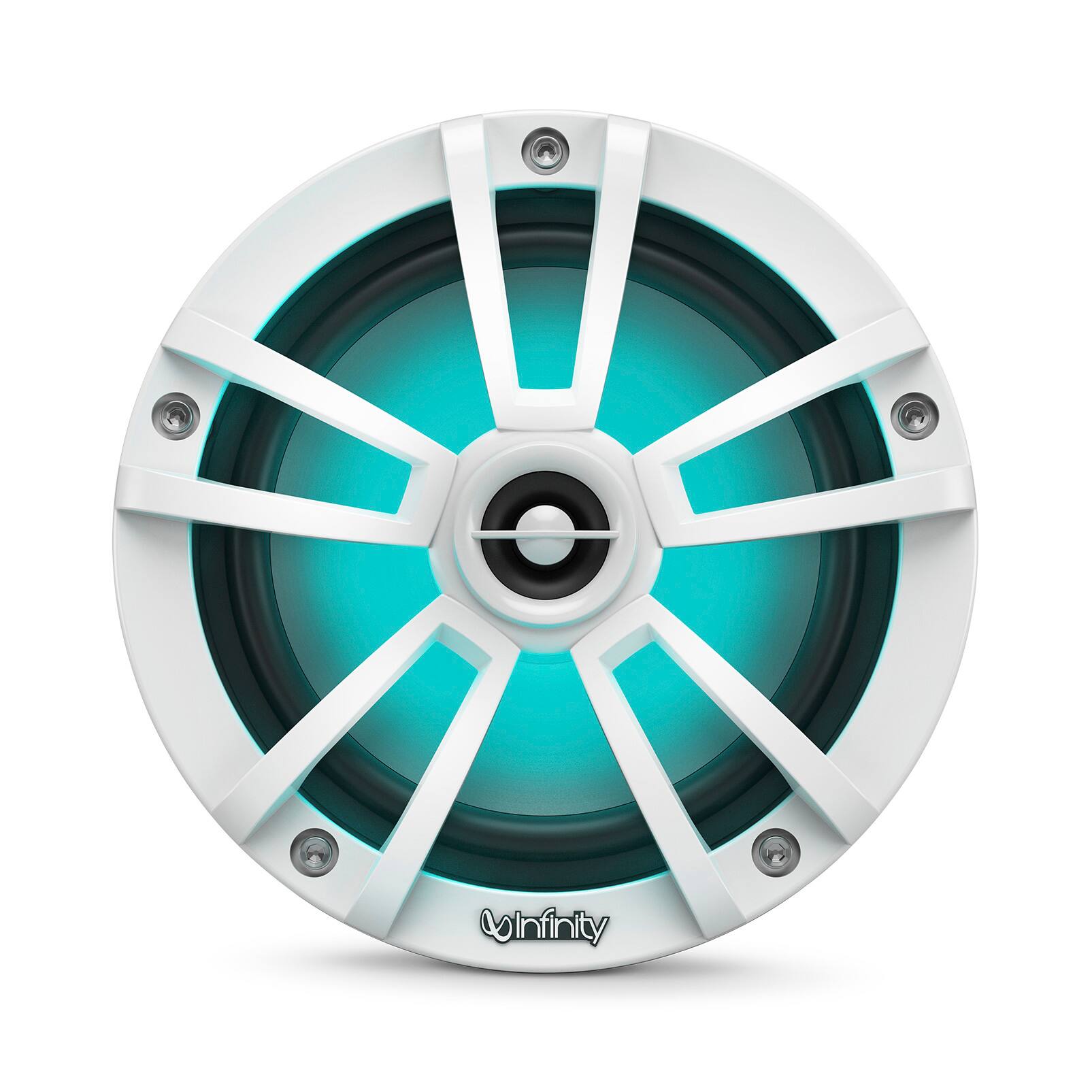 Alt View 1. Infinity - INFINITY 622MLW 6.5" 2 way marine speaker with RGB lighting - White - White.