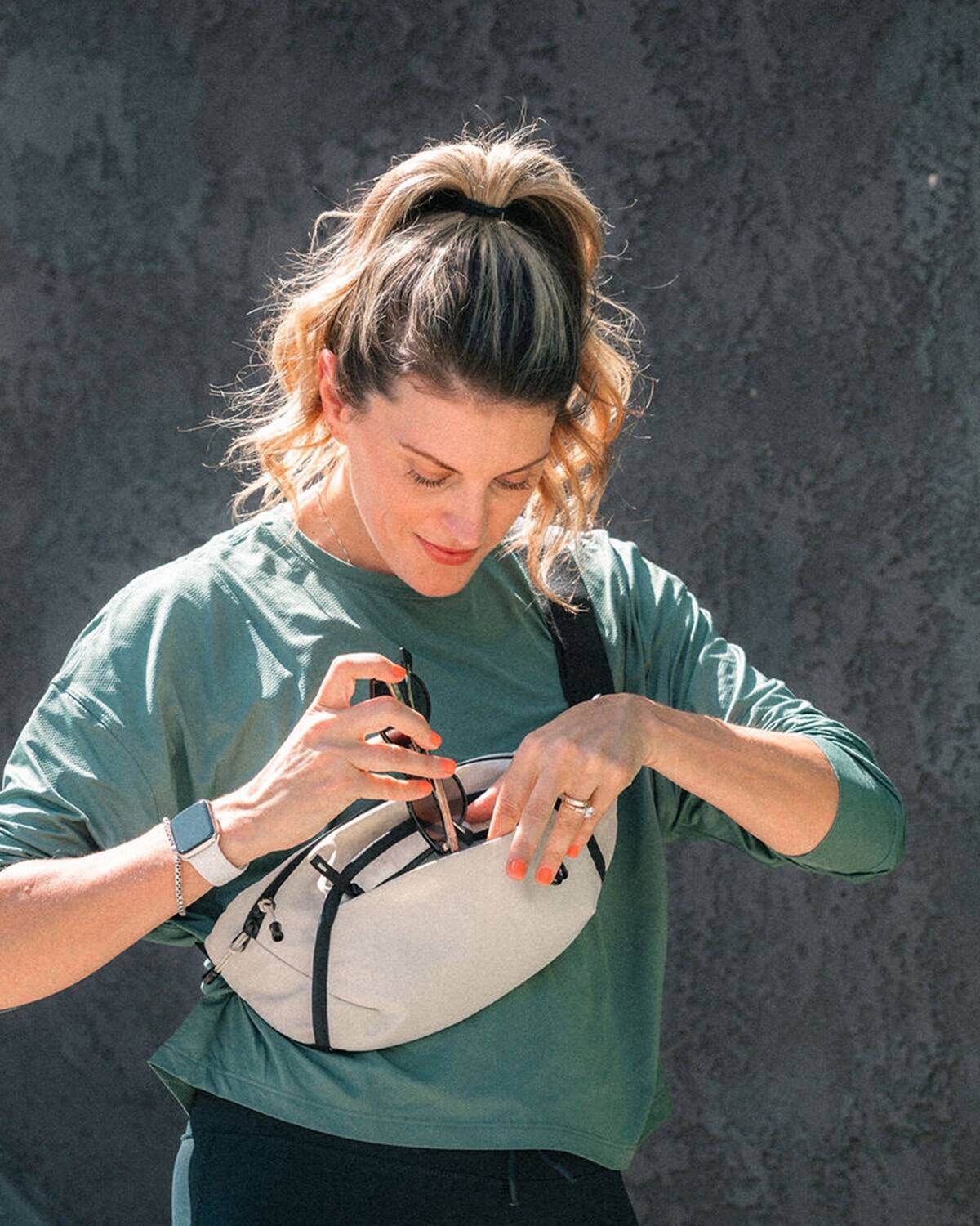 Alt View 1. WAYB - WAYB Belt Bag - White.