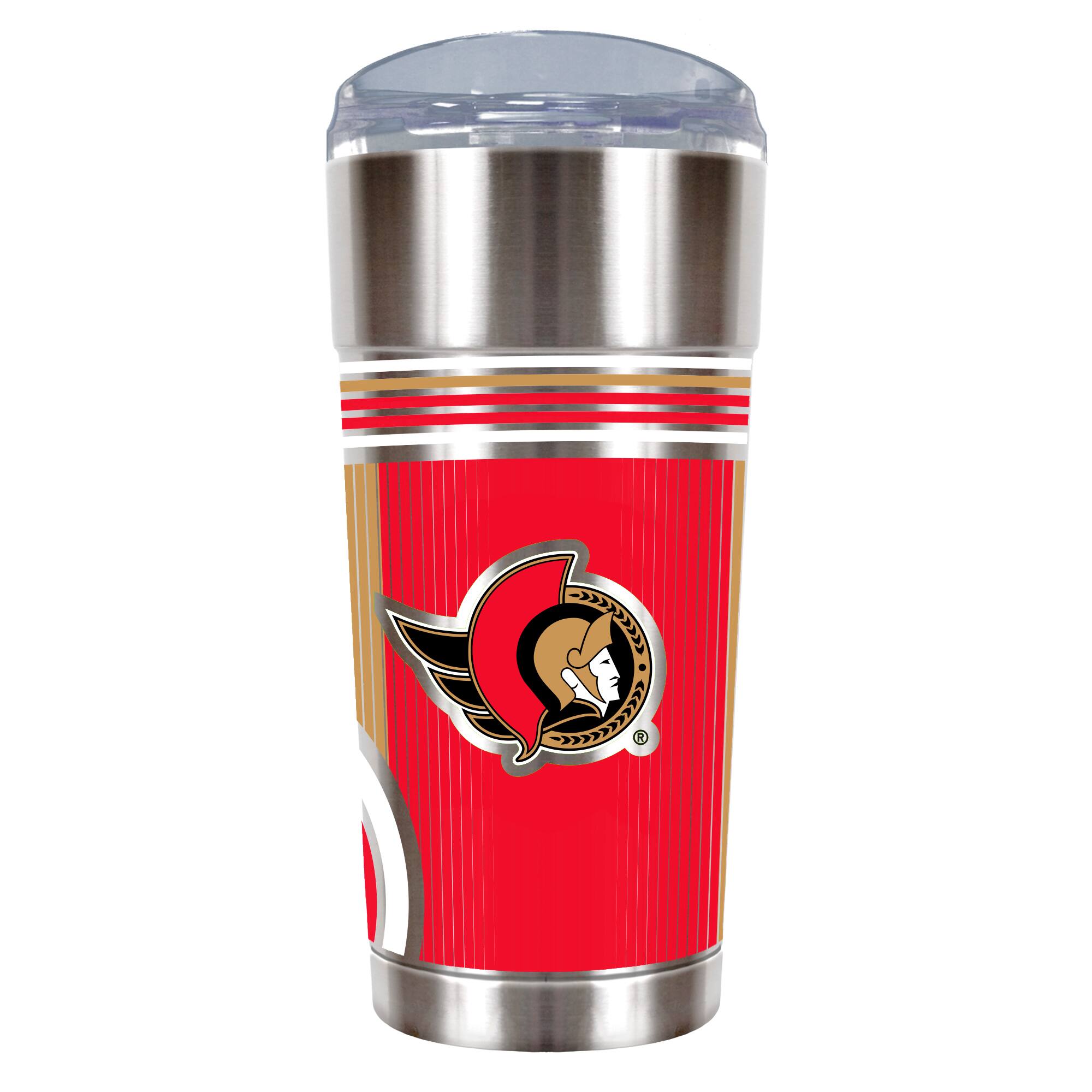 Front. Great American Products - Ottawa Senators 24oz. Cool Vibes Eagle Tumbler - Multicolor.