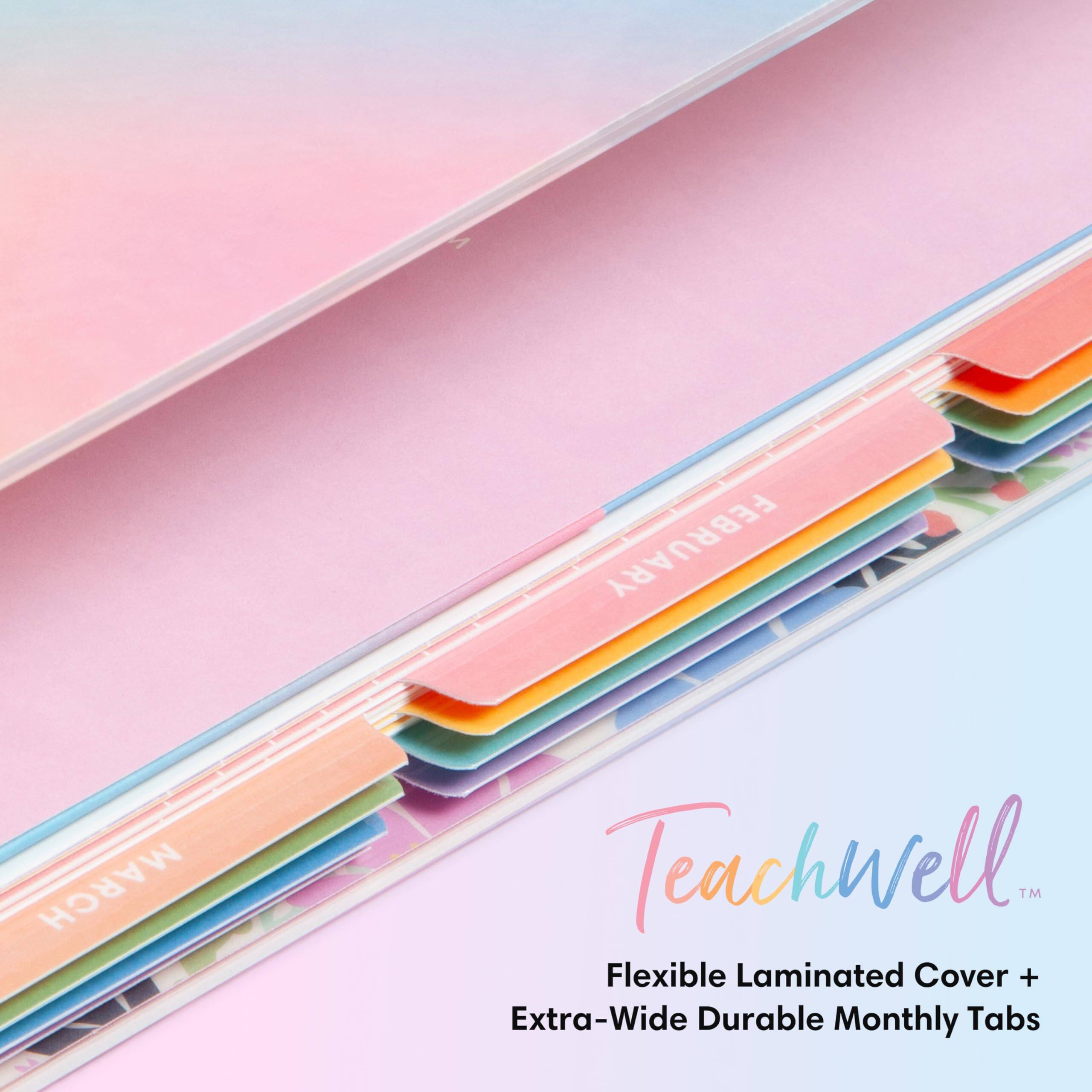 FEBRUARY  
MARCH  
Teachwell™ Flexible Laminated Cover + Extra-Wide Durable Monthly Tabs