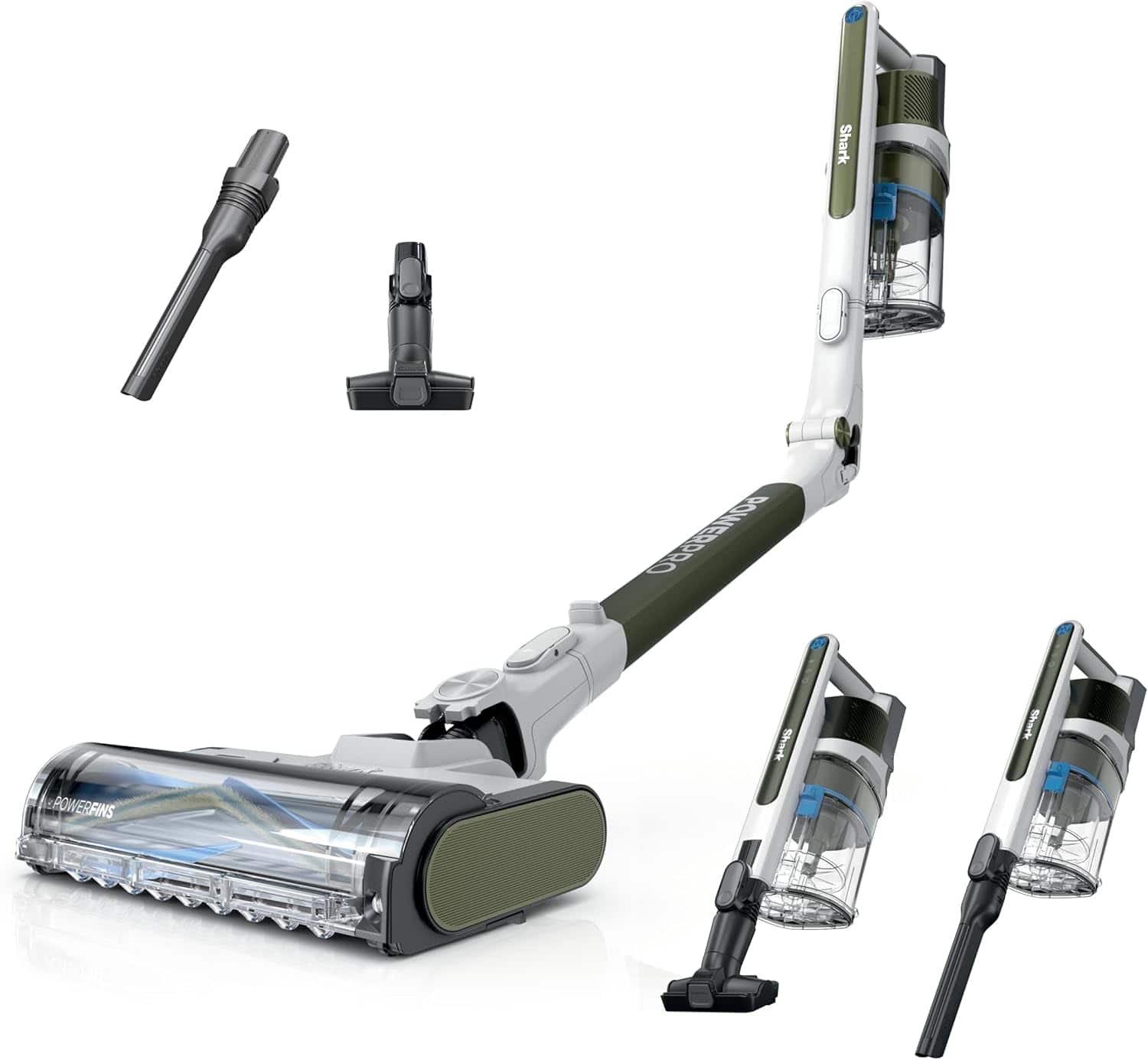 Shark - PowerPro Flex Pet Plus Cordless Vacuum for Carpets & Hard Floors (Olive)