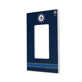 Keyscaper - Winnipeg Jets Single Rocker Lightswitch Plate - Multicolor