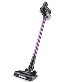 INSE - 6-in-1 Rechargeable Stick Vacuum, Cordless Vacuum Cleaner, Up to 45 Minutes of Battery Life for Carpet and Floor Pe - Purple