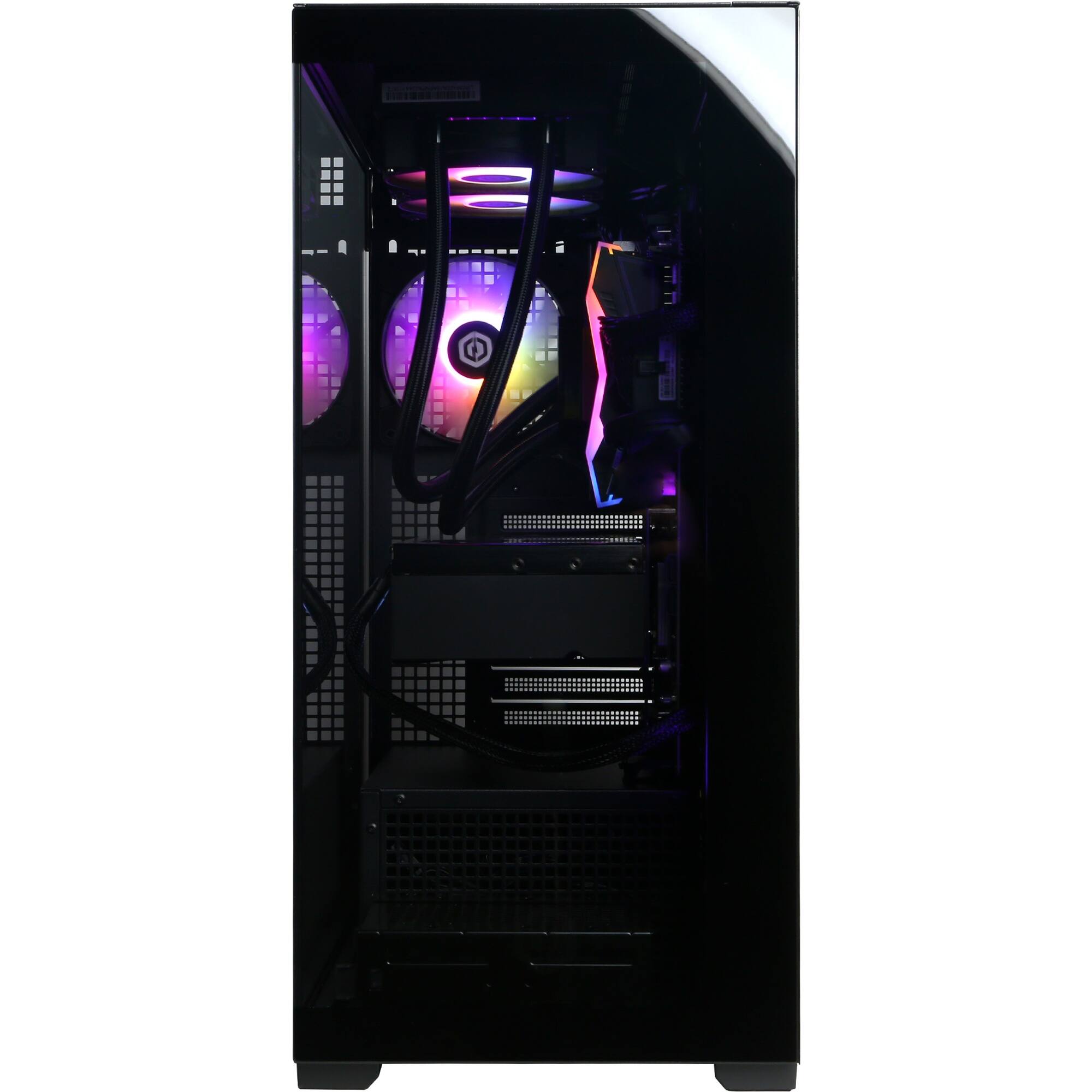 Alt View 6. CyberPowerPC - Gaming Desktop - Intel Core Ultra 7 265KF - NVIDIA GeForce RTX 5080 16GB - 32GB DDR5 - 2TB PCIe 4.0 SSD - Black.