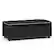 Front. Simpli Home - Hamilton Lift Top Rectangular Storage Ottoman - Midnight Black.