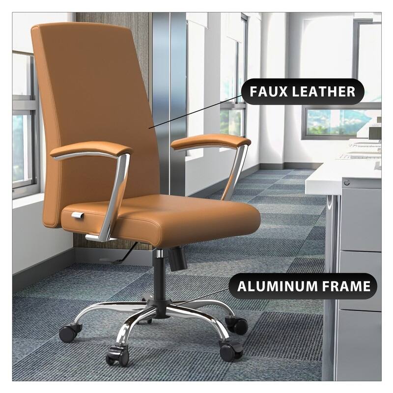FAUX LEATHER  
ALUMINUM FRAME