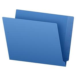 Pendaflex - Recycled End Tab File Folder, Straight Cut, Letter Size, 100/Box (H110DBL) - Blue