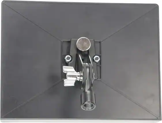 Front. Gibraltar Hardware - G Mini Desk Music Stand, Dual Adjust Angle Mount, Mounting on Microphone Holders, Drum Parts, Hardware and Accessories.