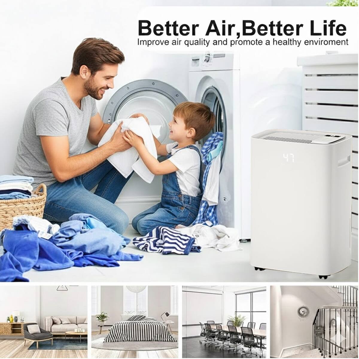 Better Air, Better Life  
Improve air quality and promote a healthy environment