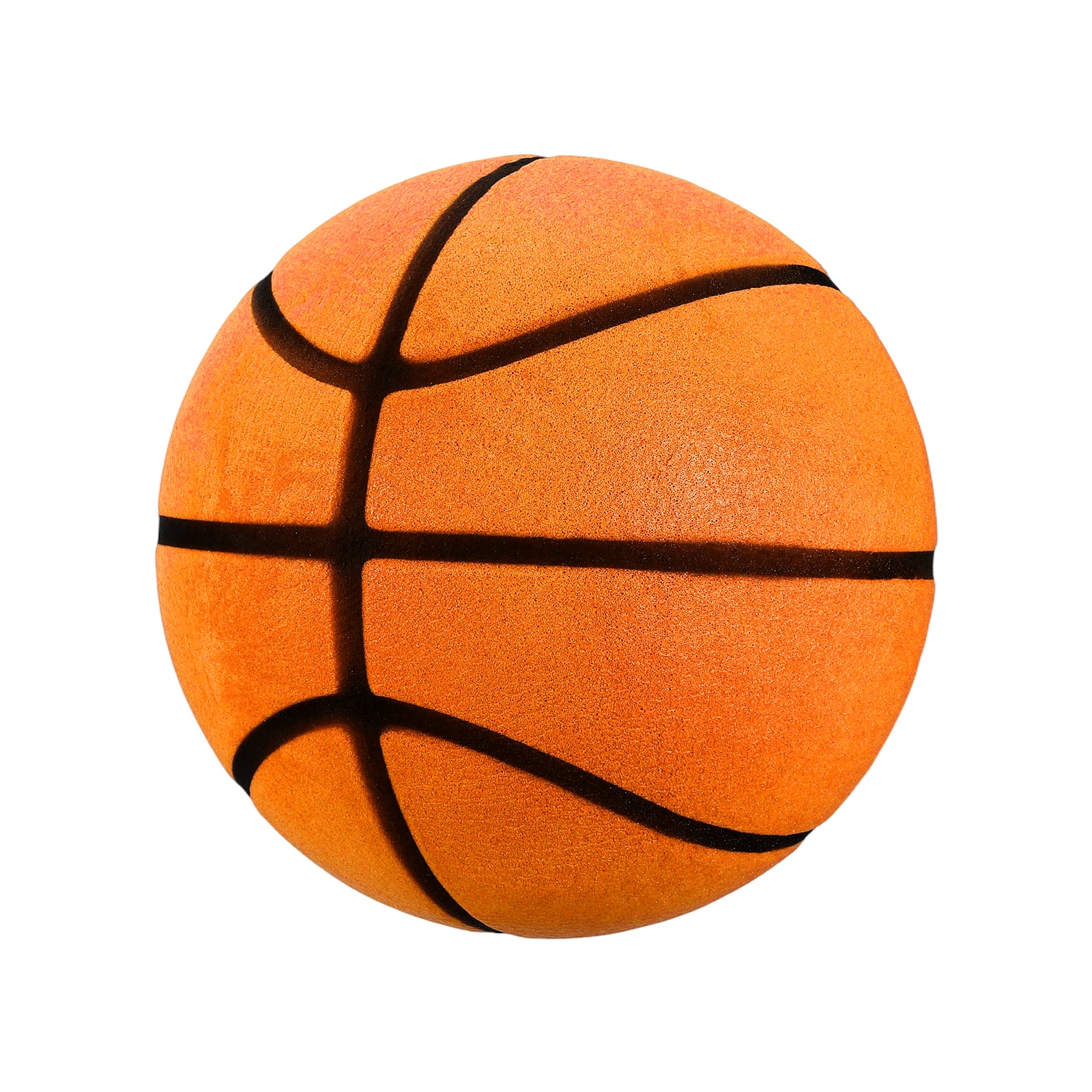 "Unique Bargains - Silent Basketball Size 3 (7.1"") Quiet Basketball High Density Foam No Noise 3D Groove Bouncing Ball with Net Bag - Orange" price history on PriceWatchPro
