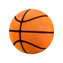 Unique Bargains - Silent Basketball Size 3 (7.1") Quiet Basketball High Density Foam No Noise 3D Groove Bouncing Ball with Net Bag - Orange