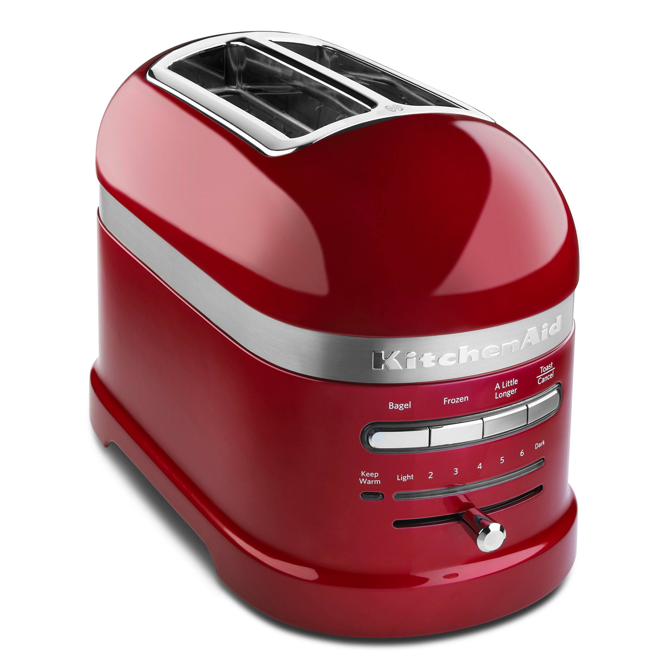 Front. KitchenAid - Pro Line Series 2-Slice Extra-Wide-Slot Toaster - Candy Apple Red.