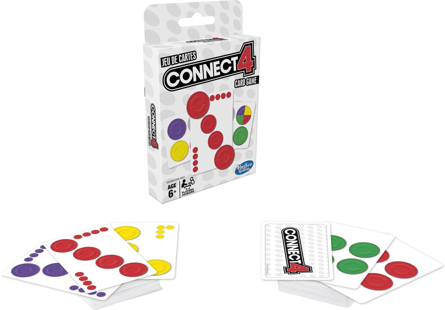 Hasbro - Gaming - Connect 4 Card Game - GAMES (MISC) - Multicolor