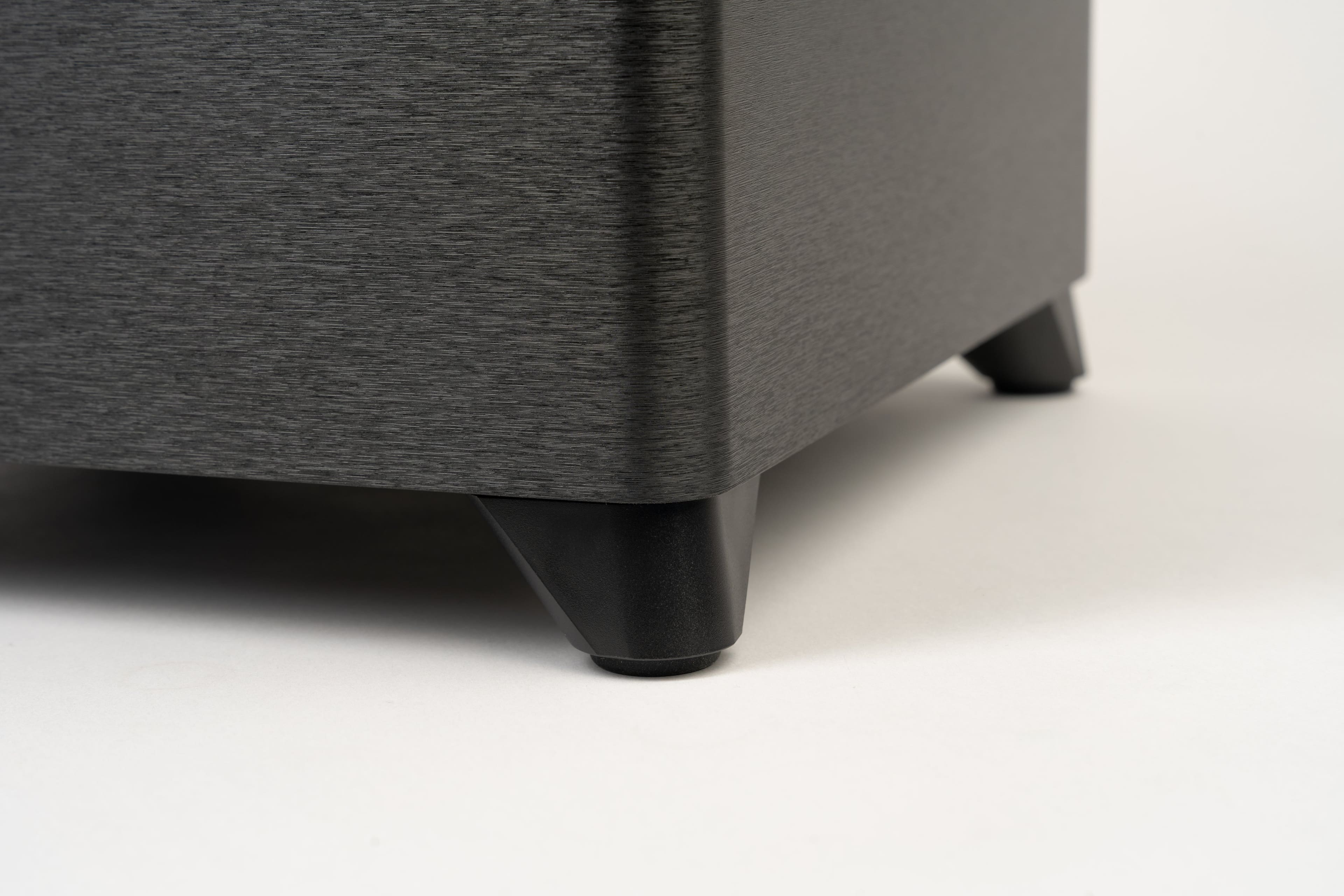 Alt View 29. MartinLogan - Dynamo Foundation 10, 10” Sealed, Powered Subwoofer, with Magnitude MT-400 Amplifier, DSP-Optimized, and Wireless Ready - Brushed Black.