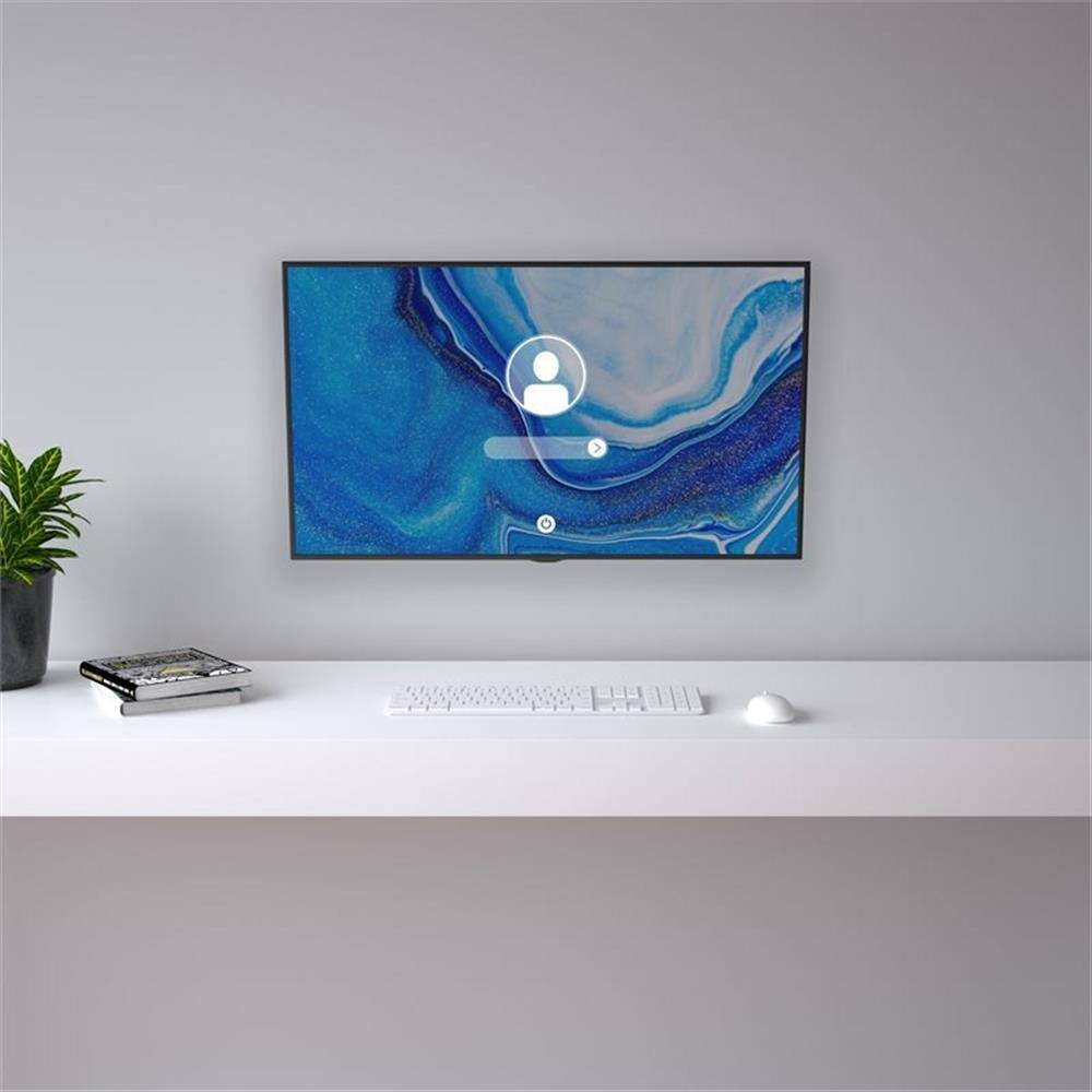Alt View 1. AVF - Steel Tilt and Turn Monitor Wall Mount for 13" to 27" Screens - Black.