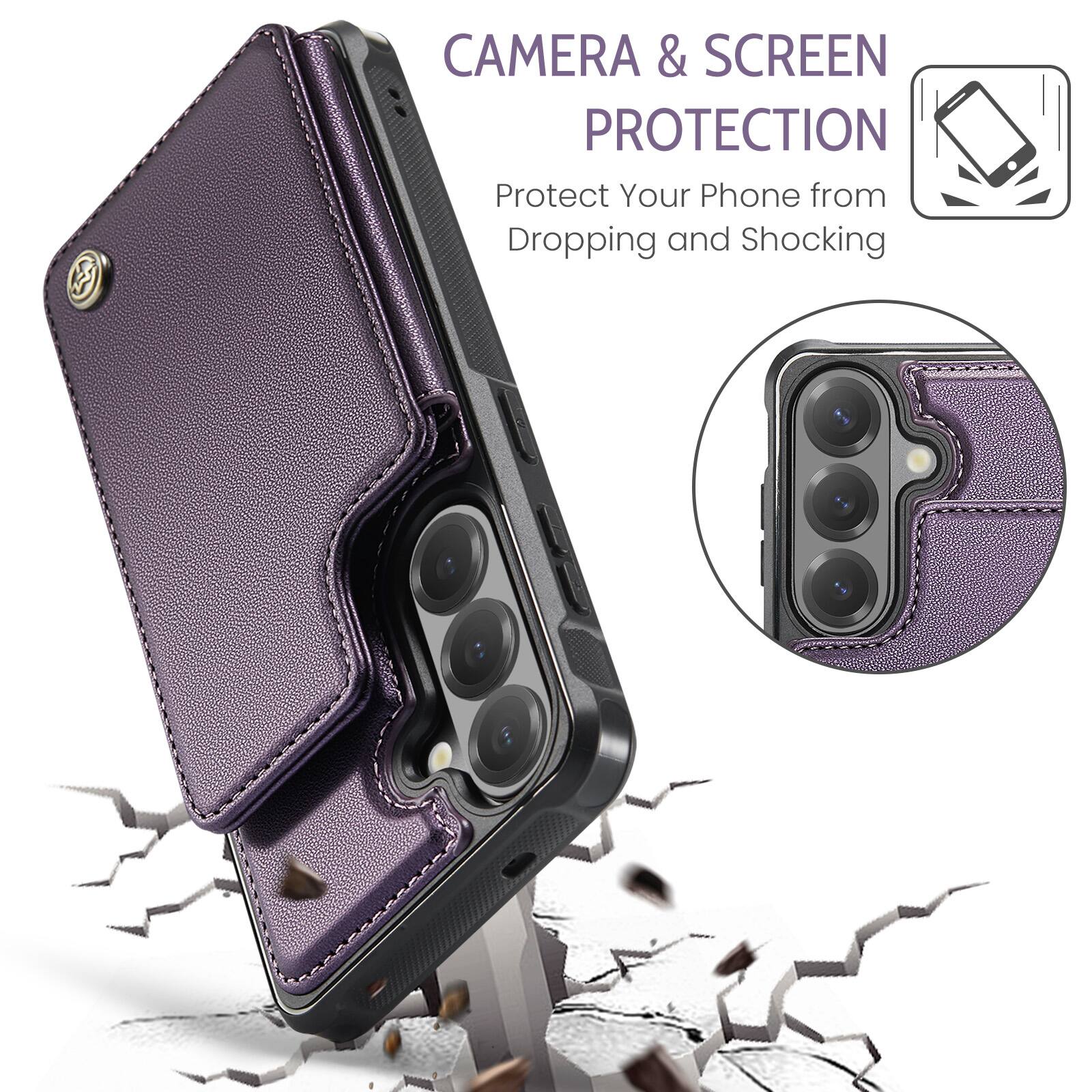 CAMERA & SCREEN PROTECTION  
Protect Your Phone from Dropping and Shocking