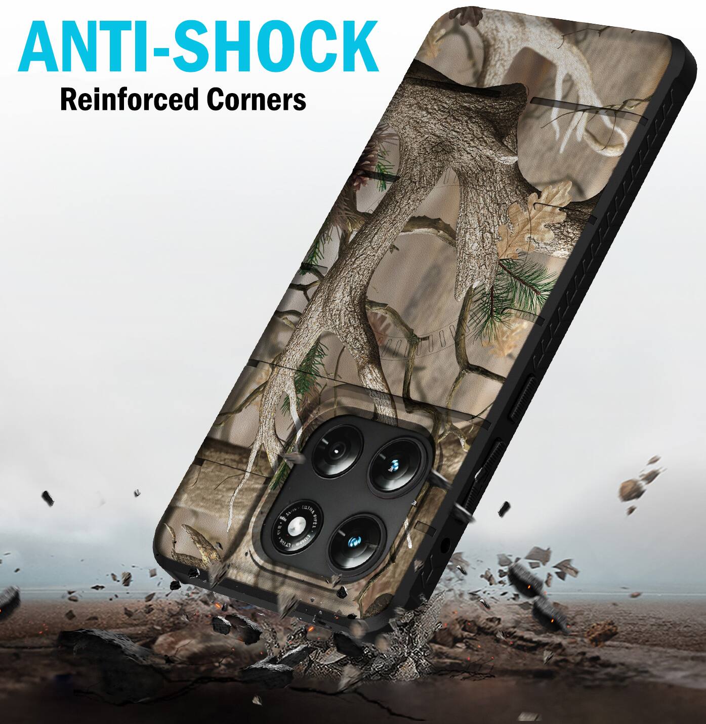 ANTI-SHOCK Reinforced Corners