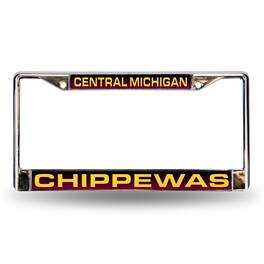 Rico Industries - Central Michigan Chippewas Chrome Metal Laser Cut License Plate Frame - Multi