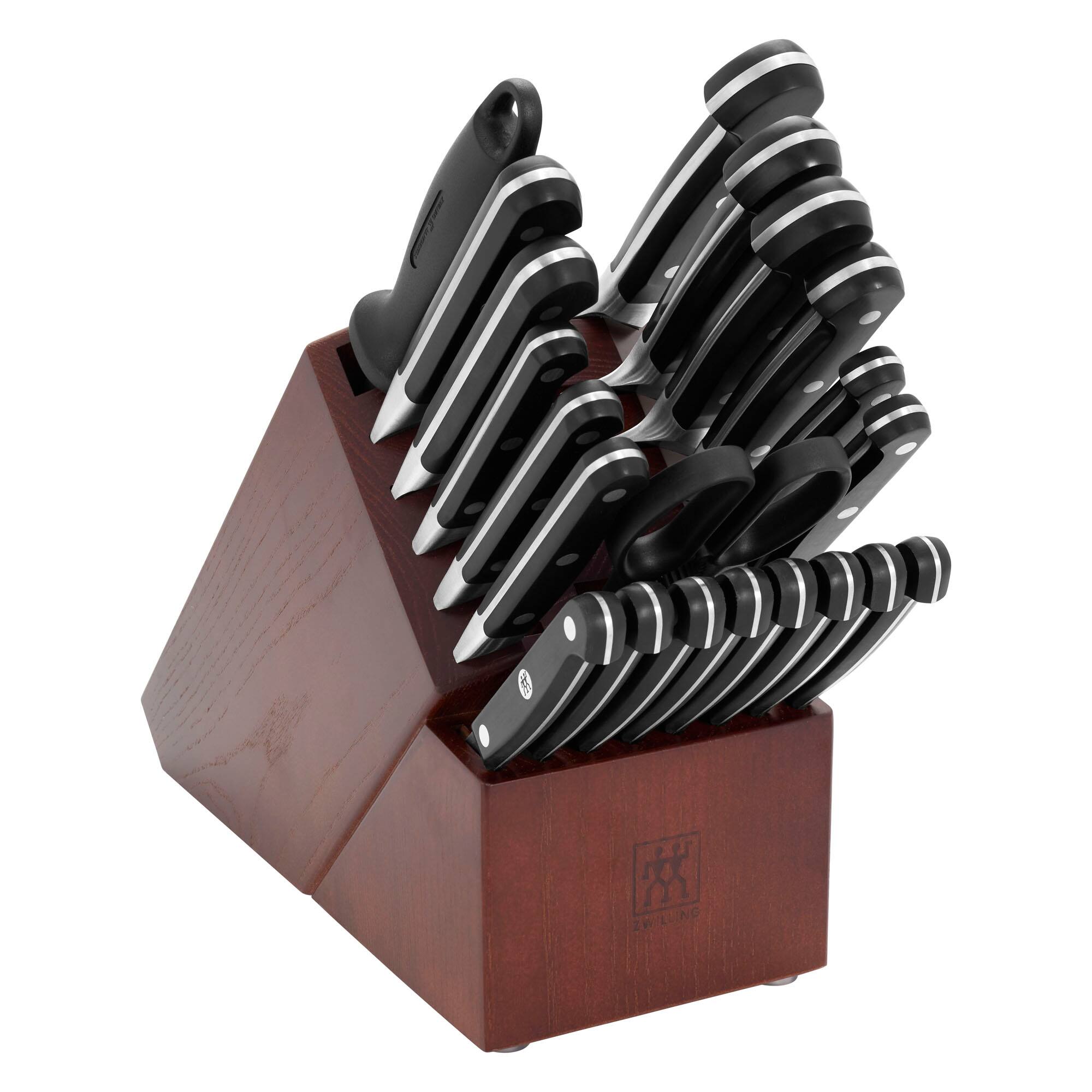 Alt View 1. ZWILLING - ZWILLING Pro 22-pc Knife Block Set - Black.