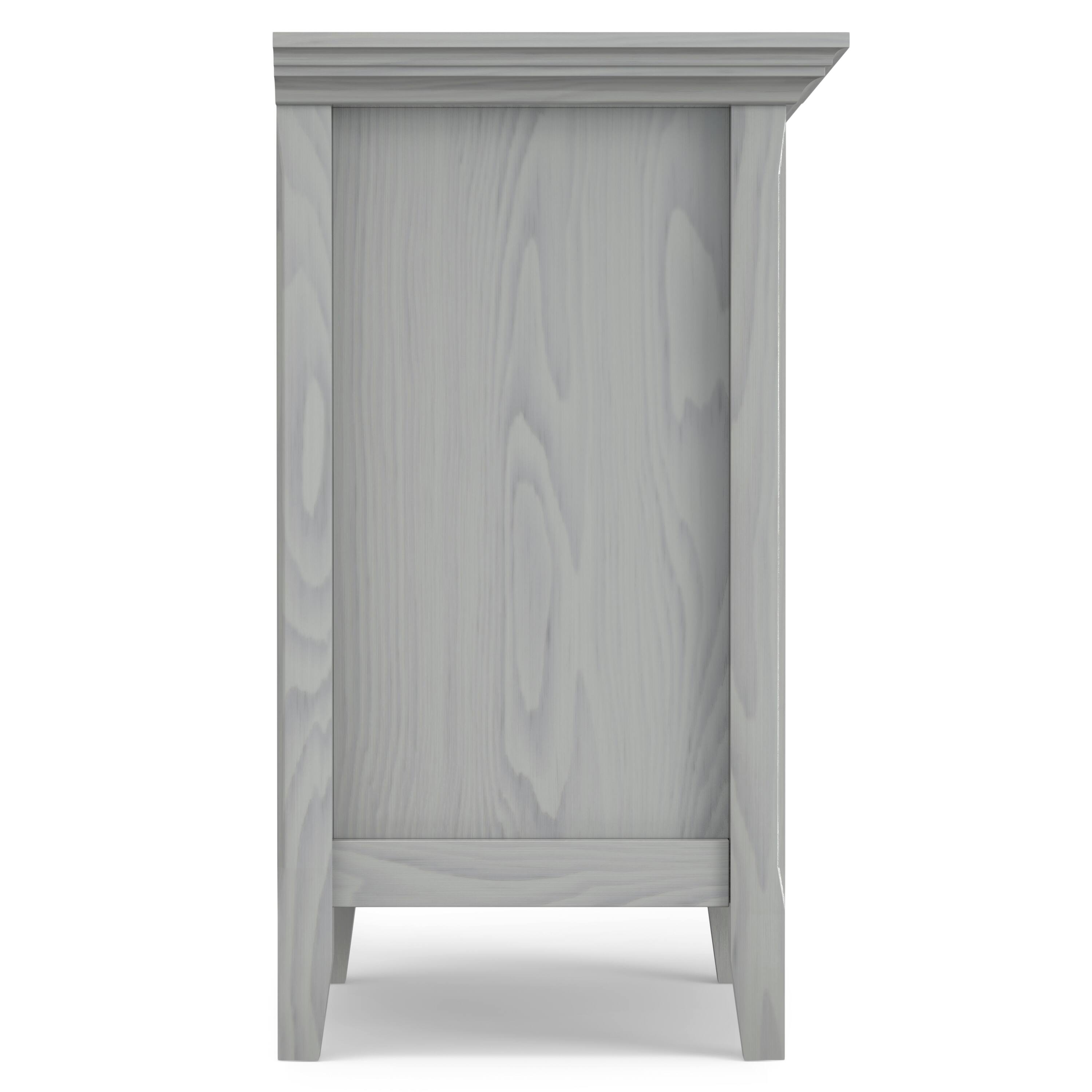 Alt View 1. Simpli Home - Amherst 24 inch Bedside Table (Set of 2) - Fog Grey.