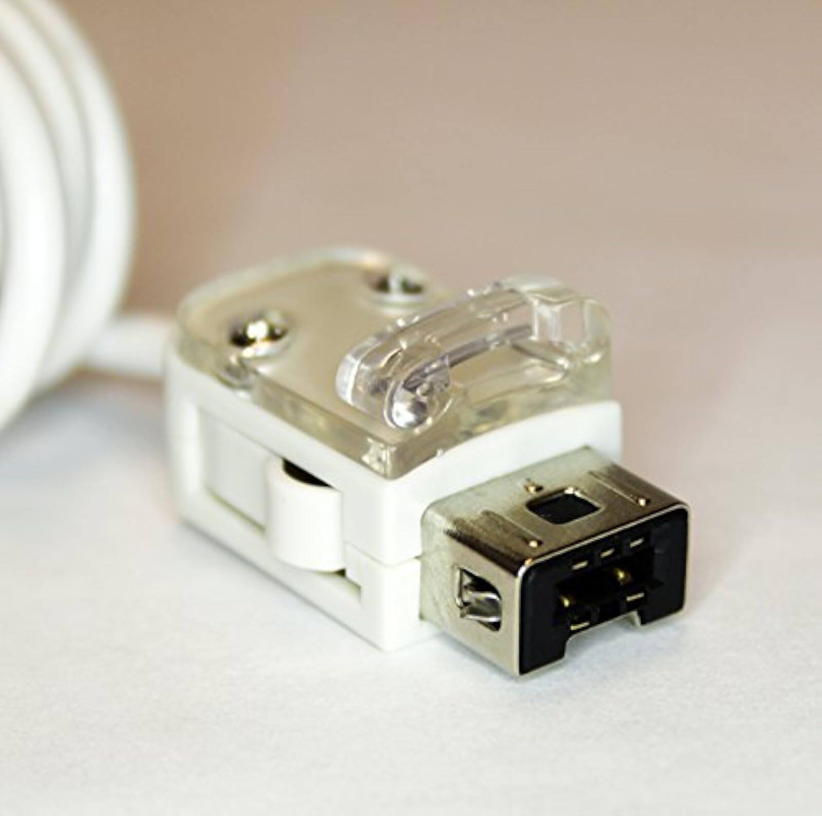 Alt View 1. Mars Devices - Replacement Nunchuk Controller for Wii White - White.