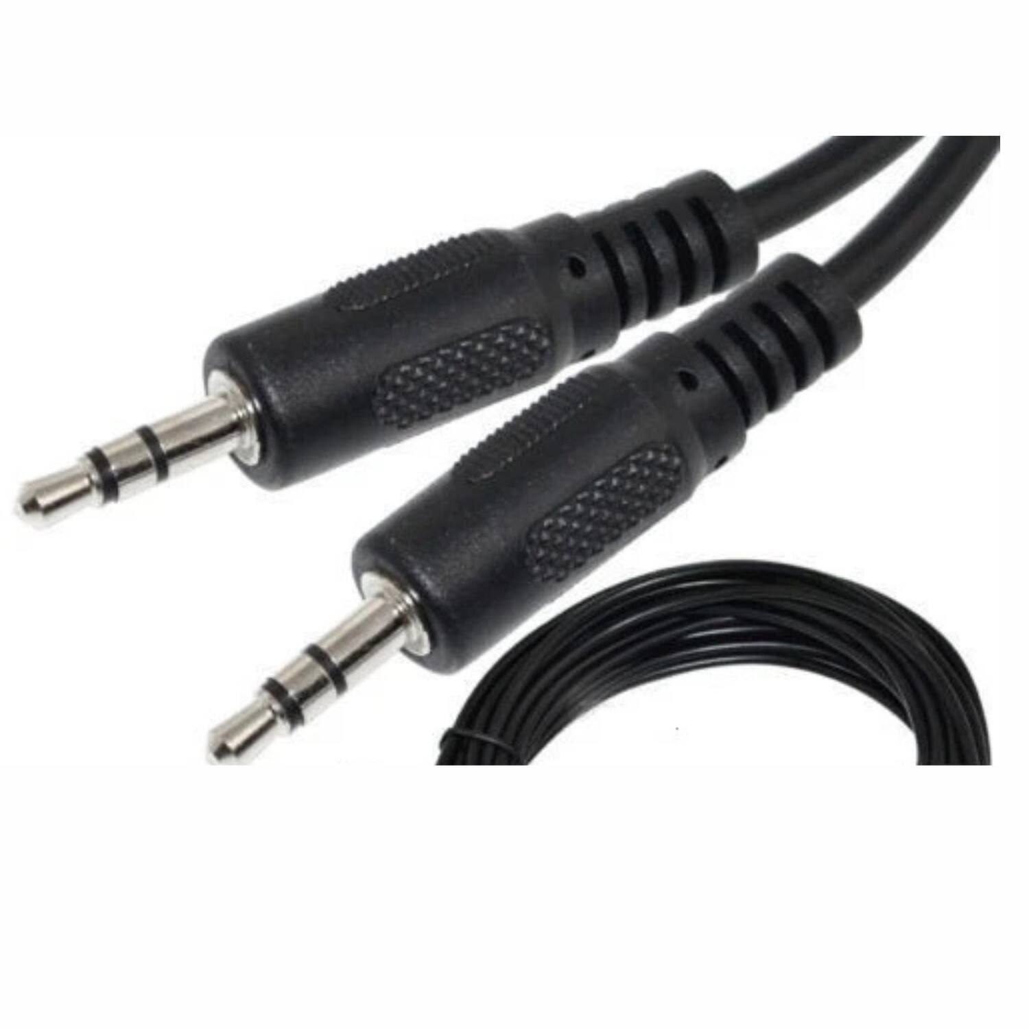 Back. Nippon Labs - Nippon Labs 12 ft. Premium 3.5mm Audio Stereo Speaker Cable M/M 12ft Model SPC-12MM 12 feet - Black.