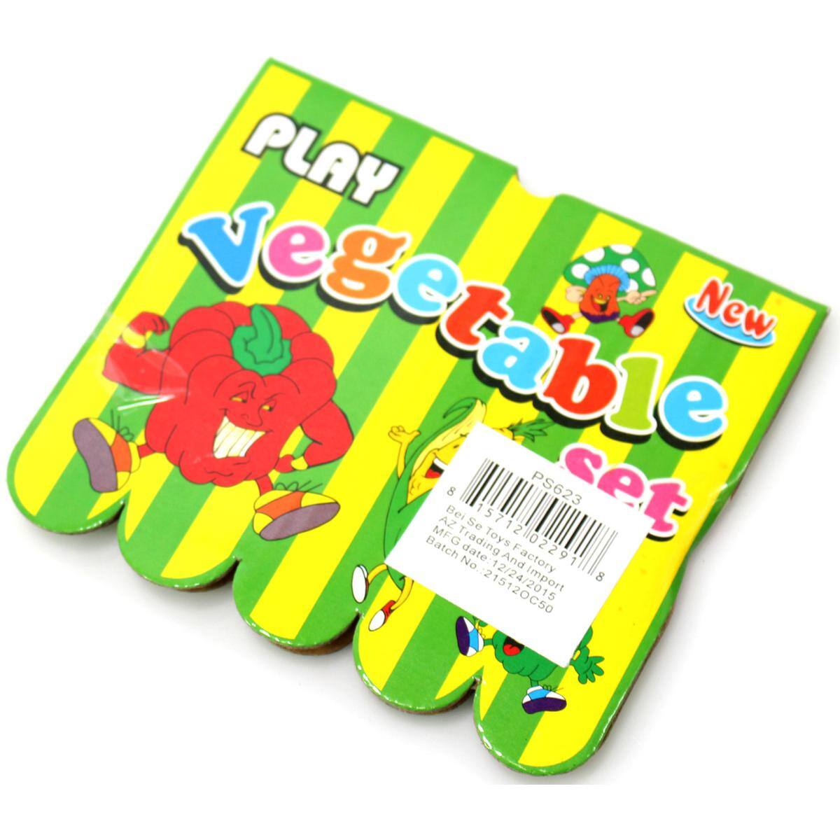 PLAY Vegetable set  
New  

PS623  
B1-Se 157120C50  
AZ Trading Factory  
MFG date: 2/24/2015  
Import  
Batch No. 215120C50