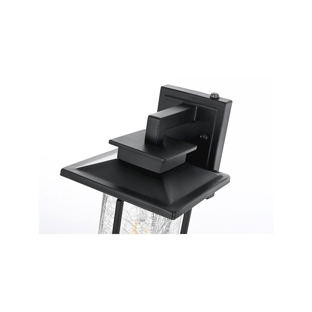 Alt View 1. Elegant Lighting - Salem 7 inch Outdoor Pendant in Black - Black.