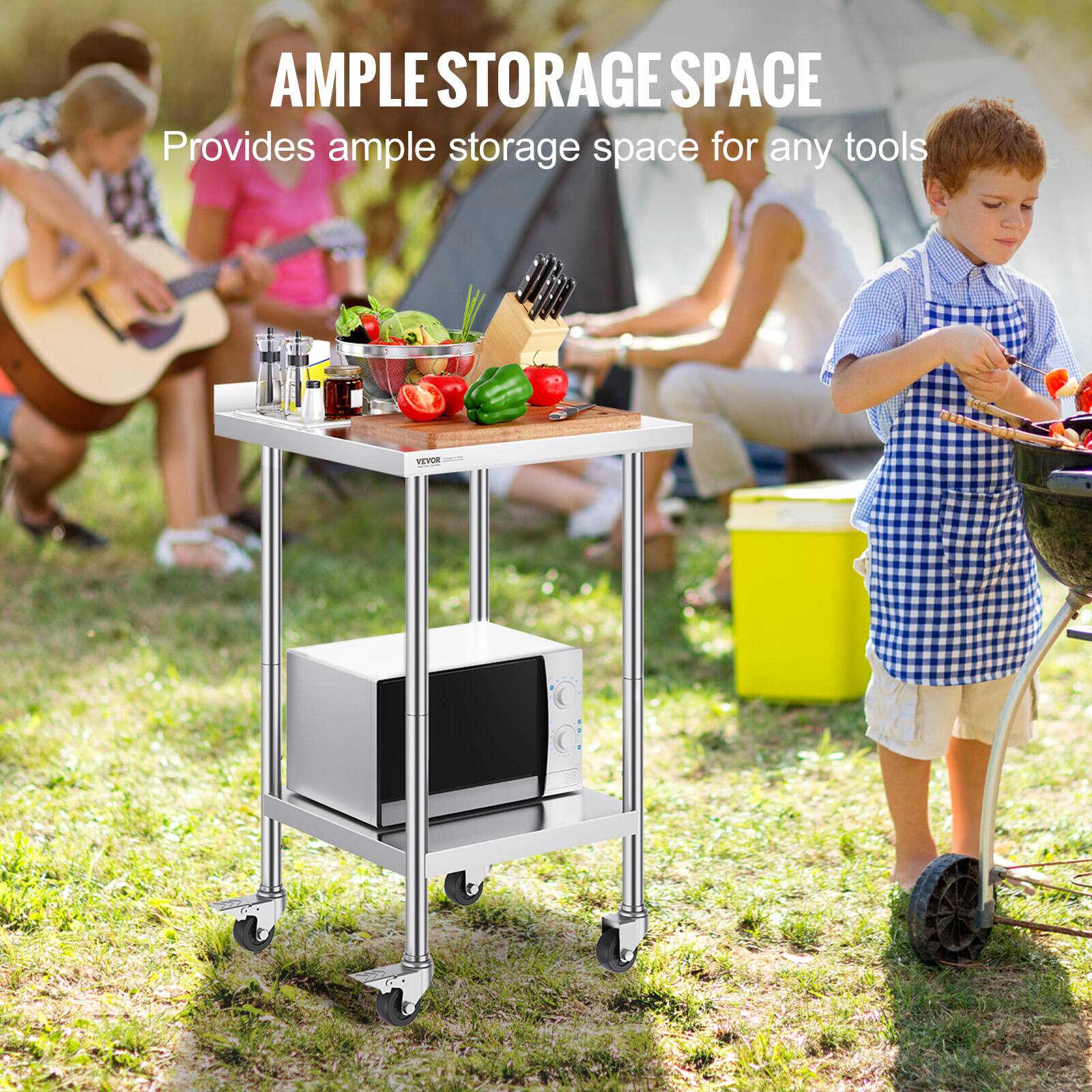 AMPLE STORAGE SPACE  
Provides ample storage space for any tools