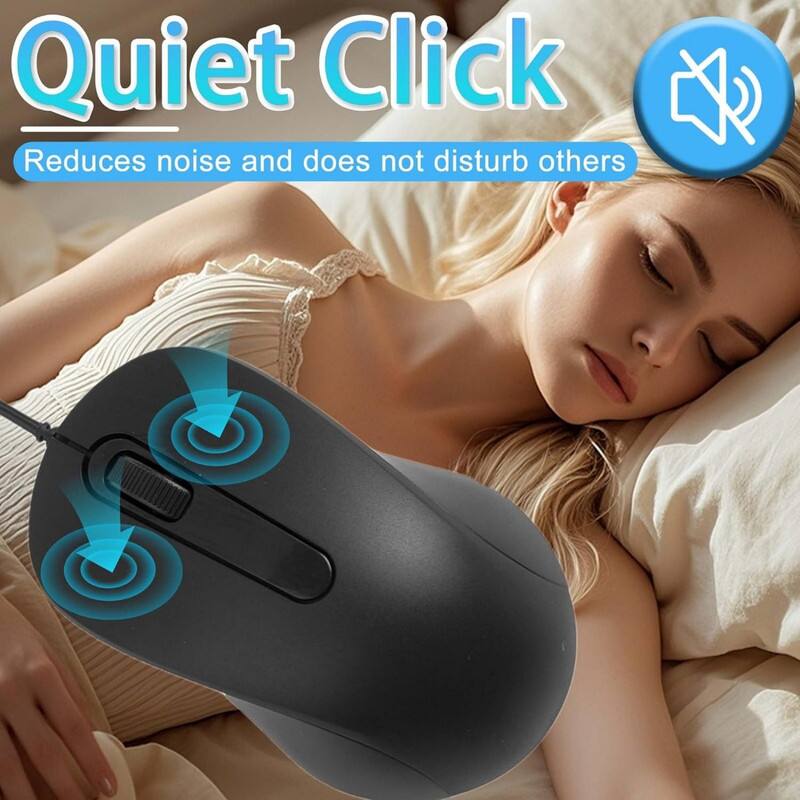 Quiet Click  
Reduces noise and does not disturb others