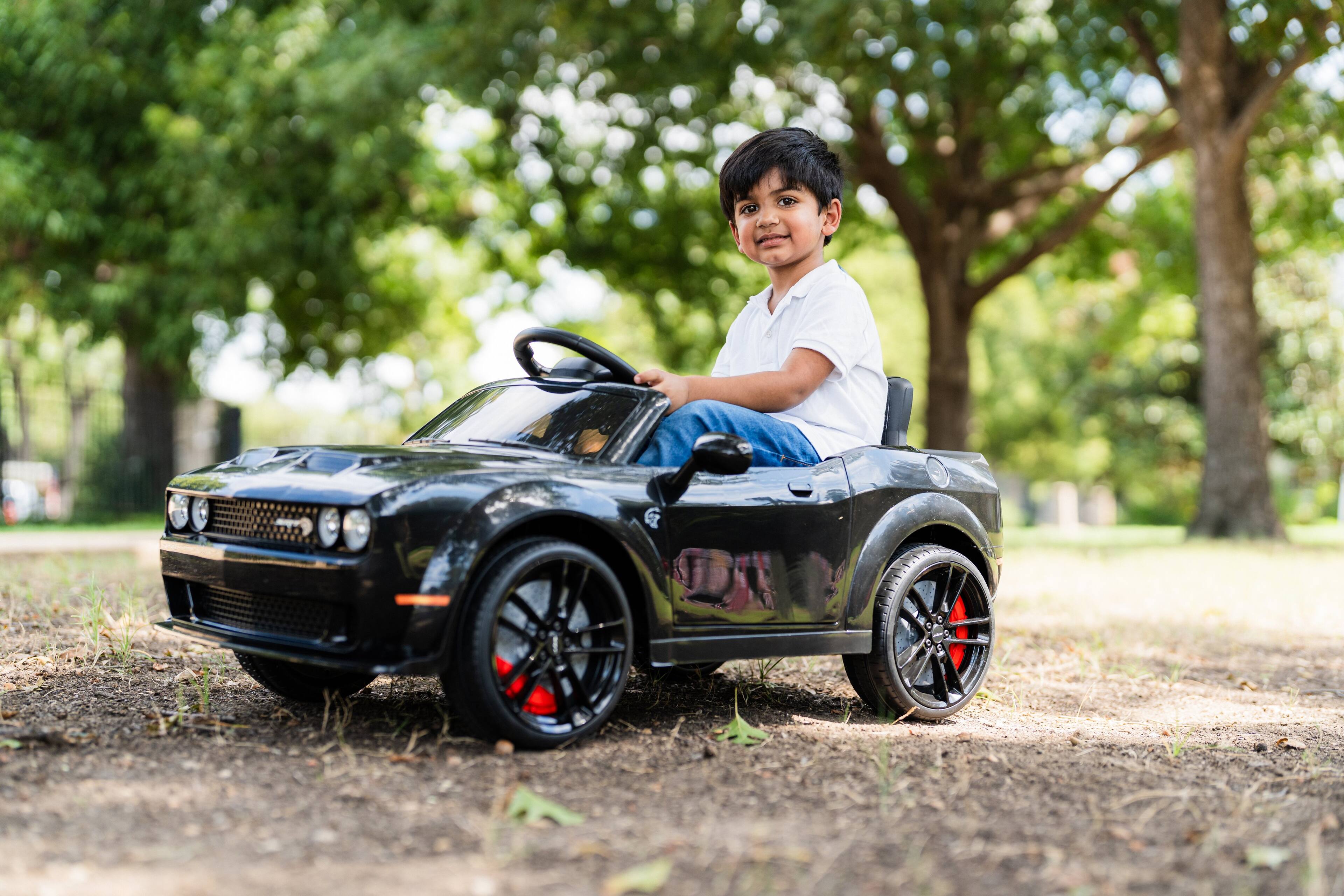 Alt View 20. Best Rideon Cars - Dodge Challenger 12V Black - Black.